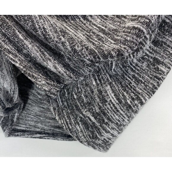 Heart Soul Top Womens Size Small Gray Stretch Strappy 3/4 Sleeves Puckered Waist - Picture 4 of 6